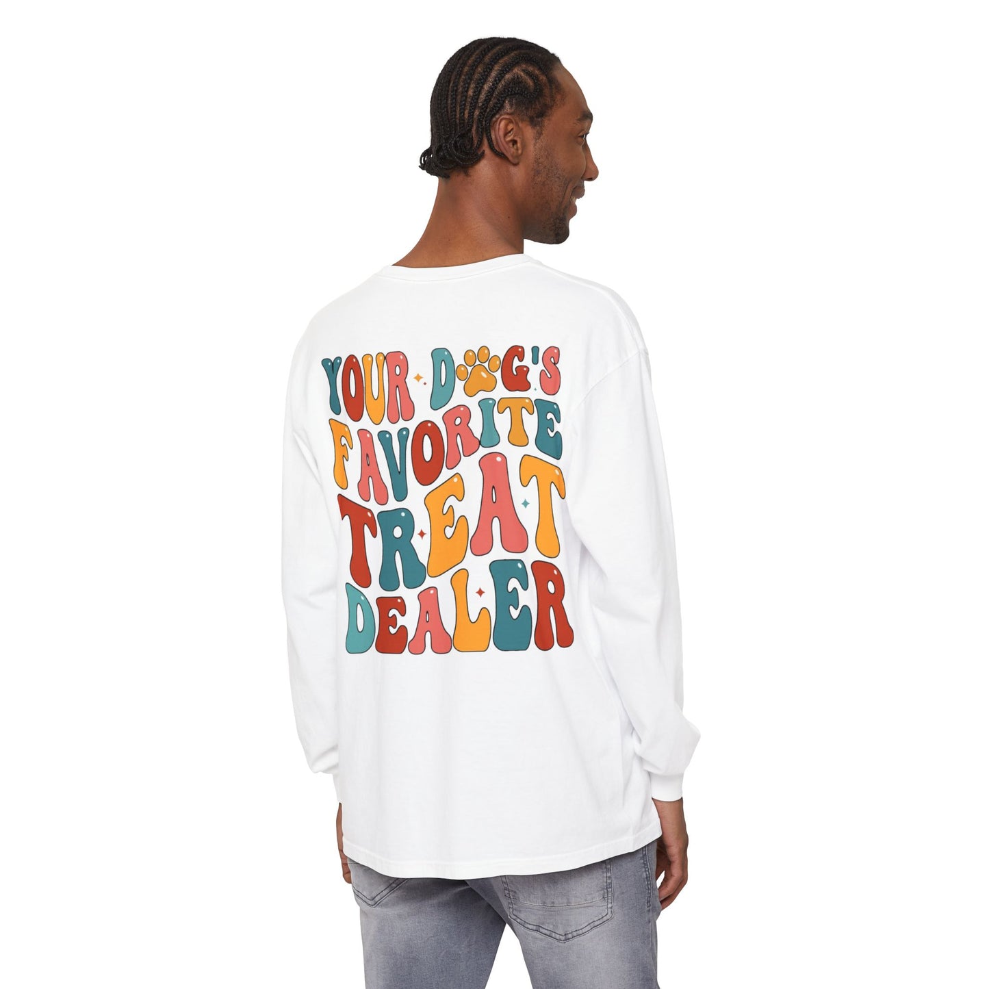 Unisex AJ's Your Dog's Favorite Treat Dealer Long Sleeve