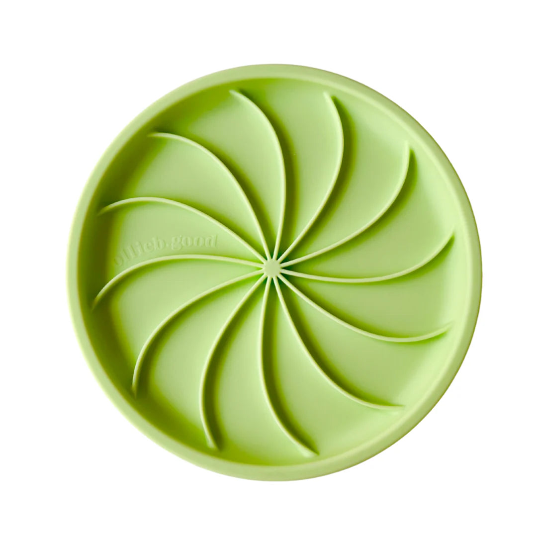 Wheelies Lick Mat & Lid | Honeydew