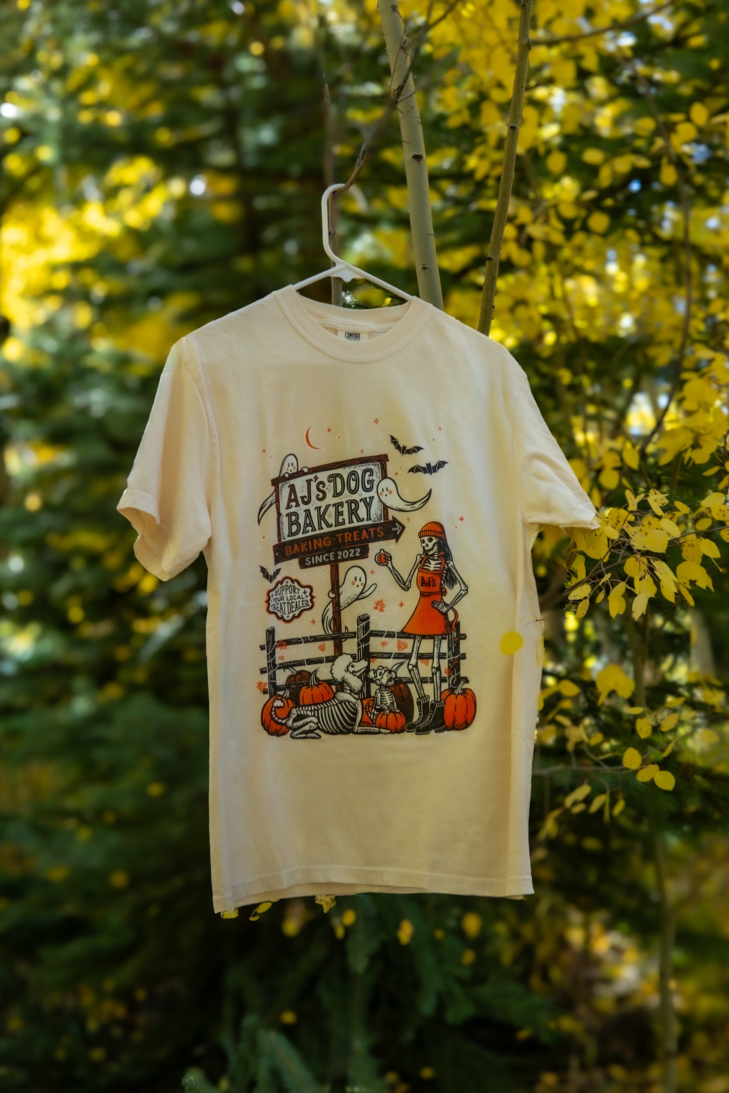 2025 Spooky Anniversary Ivory T-Shirt