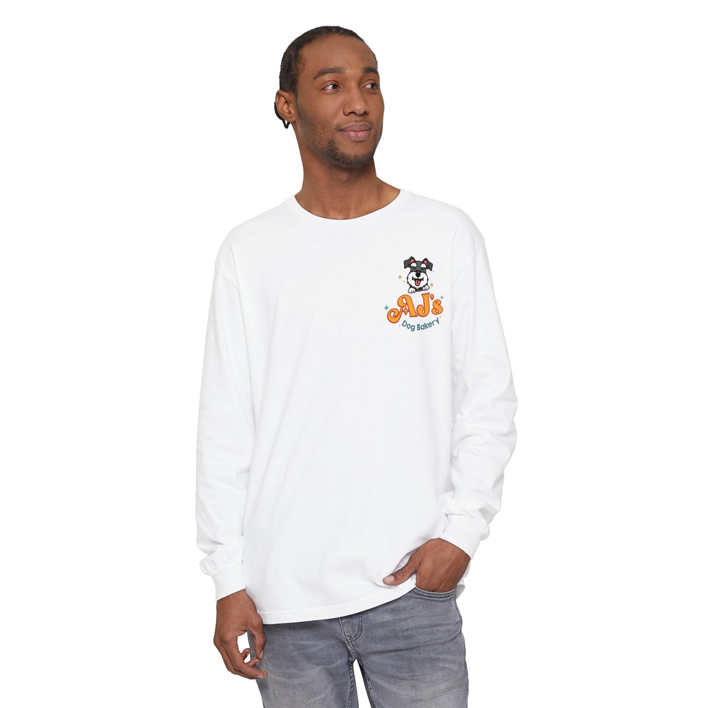 Unisex AJ's Logo Long Sleeve T-Shirt