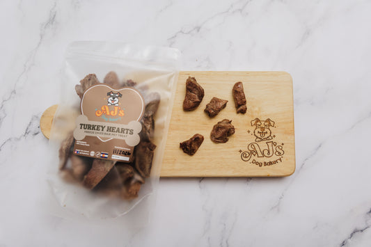 Freeze Dried Turkey Hearts