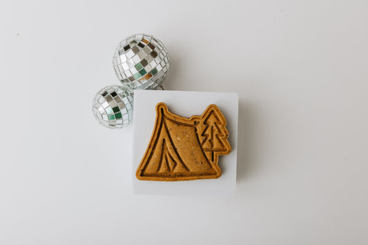 Gone Camping Stamped Cookie
