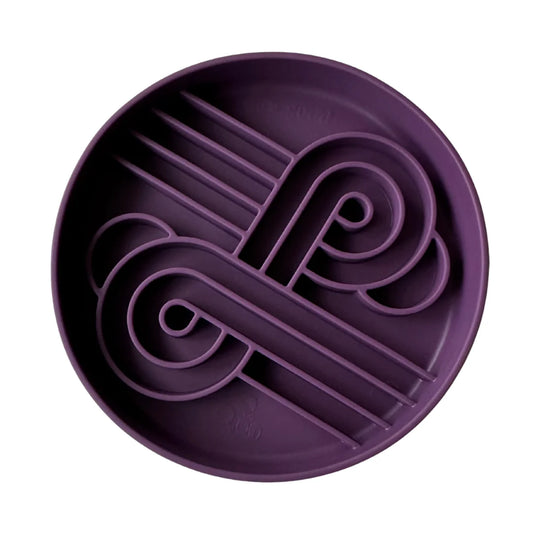 Zoomies Slow Feeder Bowl | Plum