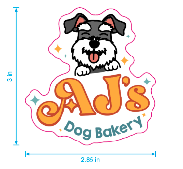 AJ's Logo Sticker